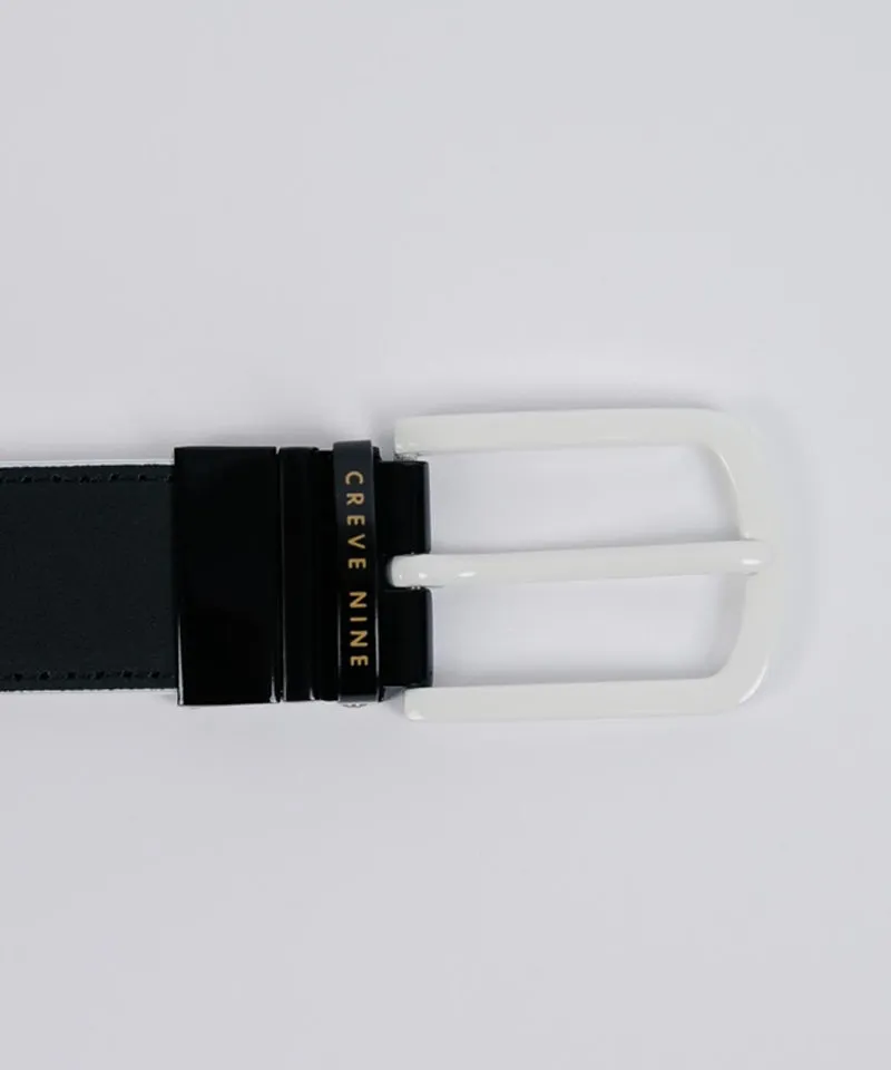 CREVE NINE: Reversible Women's Belt - Black