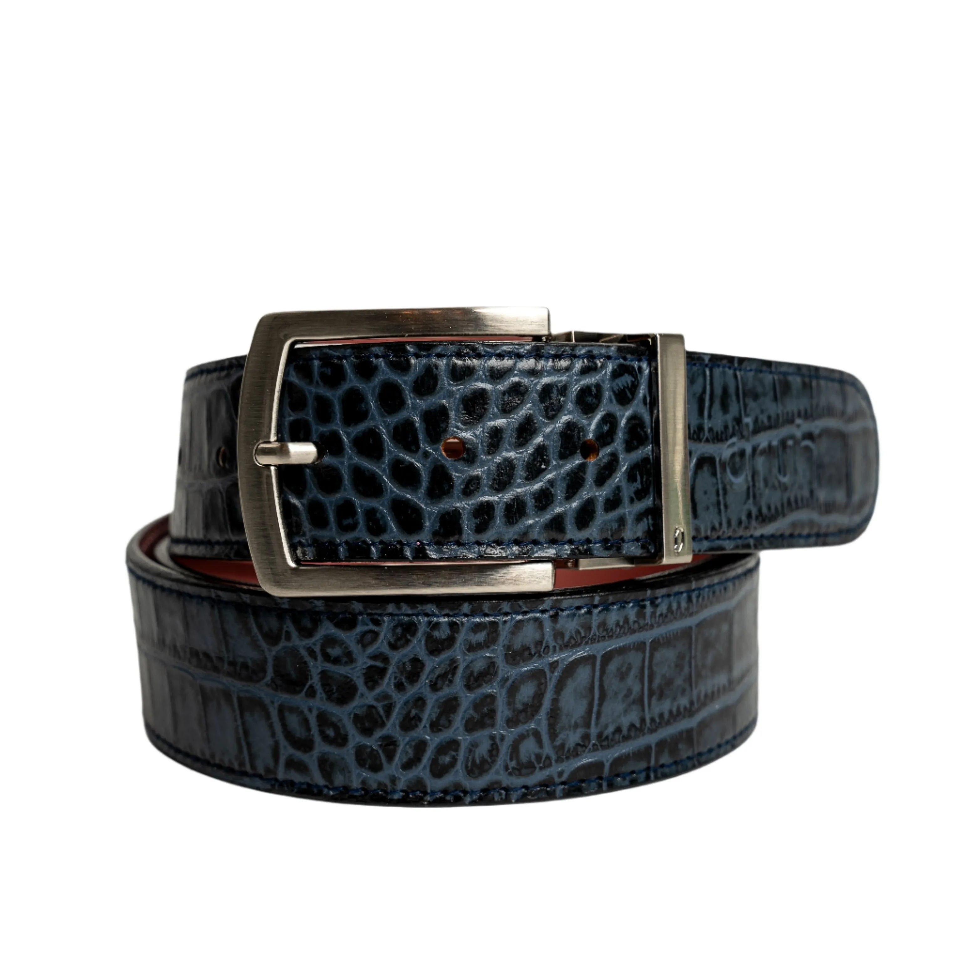 Crocodile Blue Belts