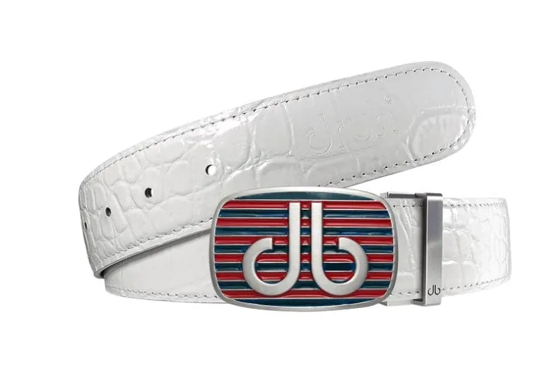 Crocodile White Belts