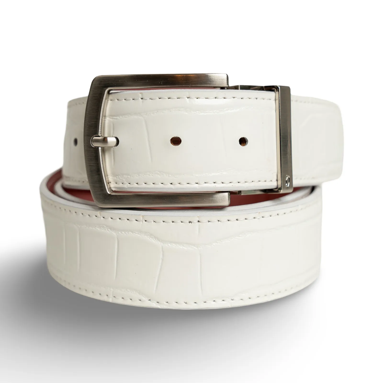 Crocodile White Belts