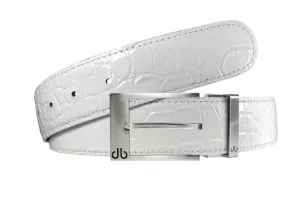 Crocodile White Belts