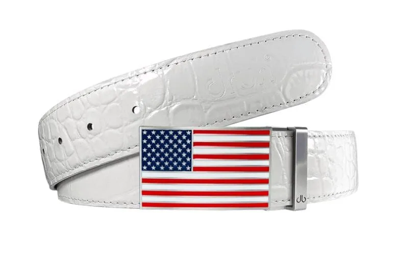 Crocodile White Belts
