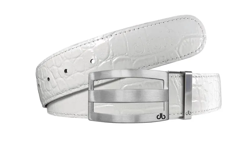 Crocodile White Belts