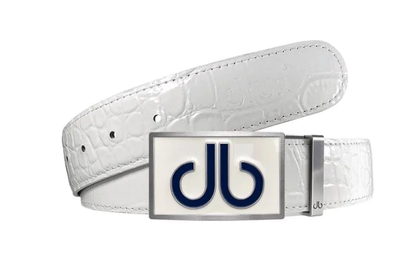 Crocodile White Belts