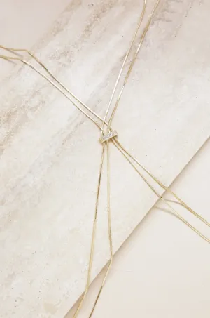 Cross My Heart Body Chain