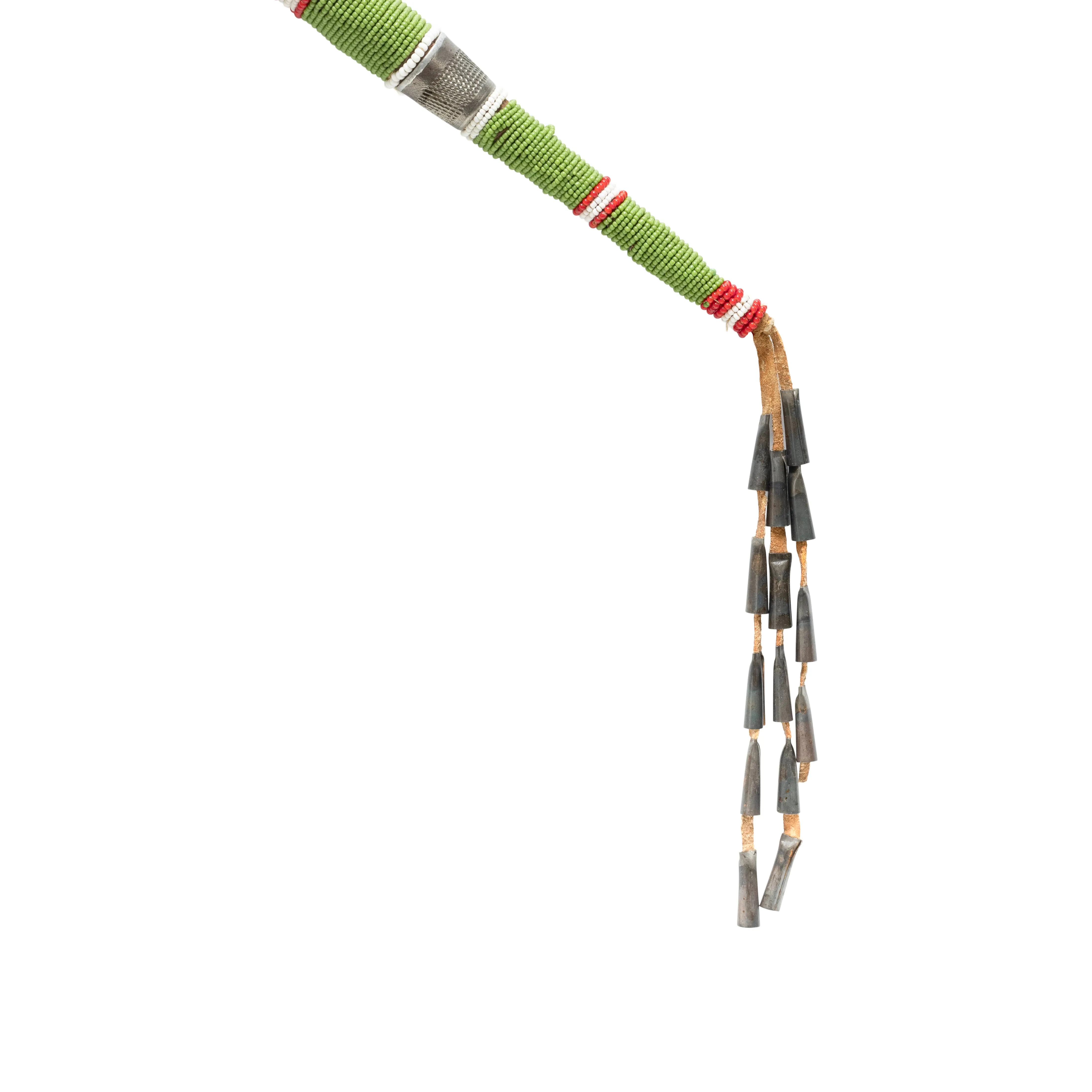 Crow Beaded Awl Case