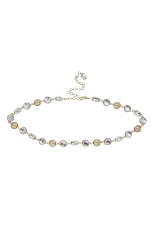 Crystal Bling Belt in Gold