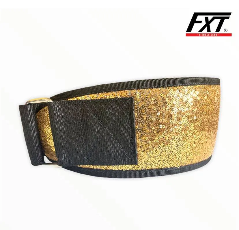 Custom-Competition Belt  FXT / Gold Sparkley