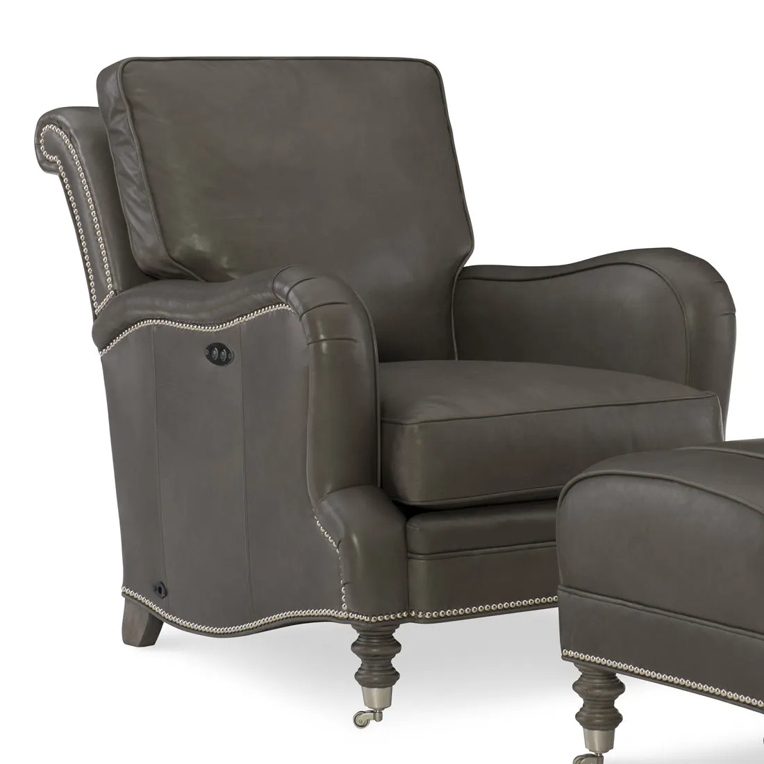 Cyrus Leather Tilt Back Chair