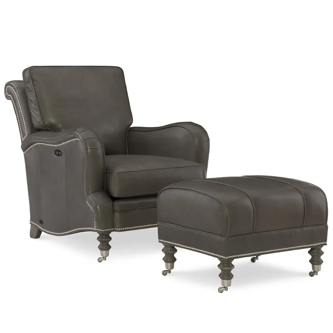 Cyrus Leather Tilt Back Chair
