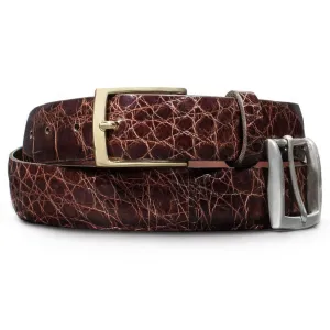 Dalys 1895 Brown Alligator Belt