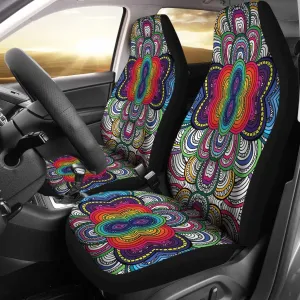 Dance Of Colors Car Seat Covers