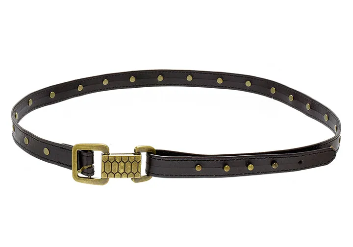 Dark Brown Half inch adjustable belt