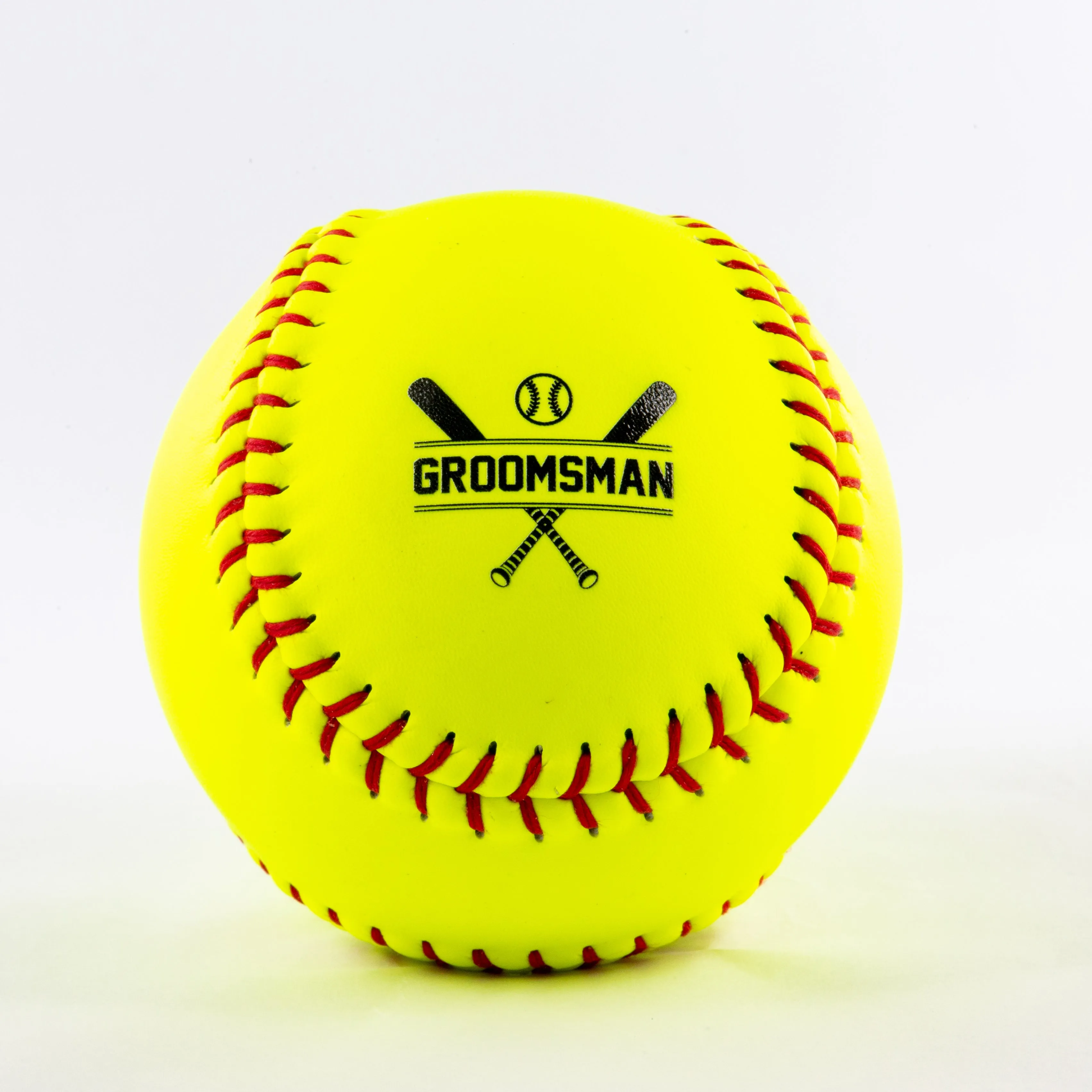 Decorative Name & Wedding Party Role, Printed Softball