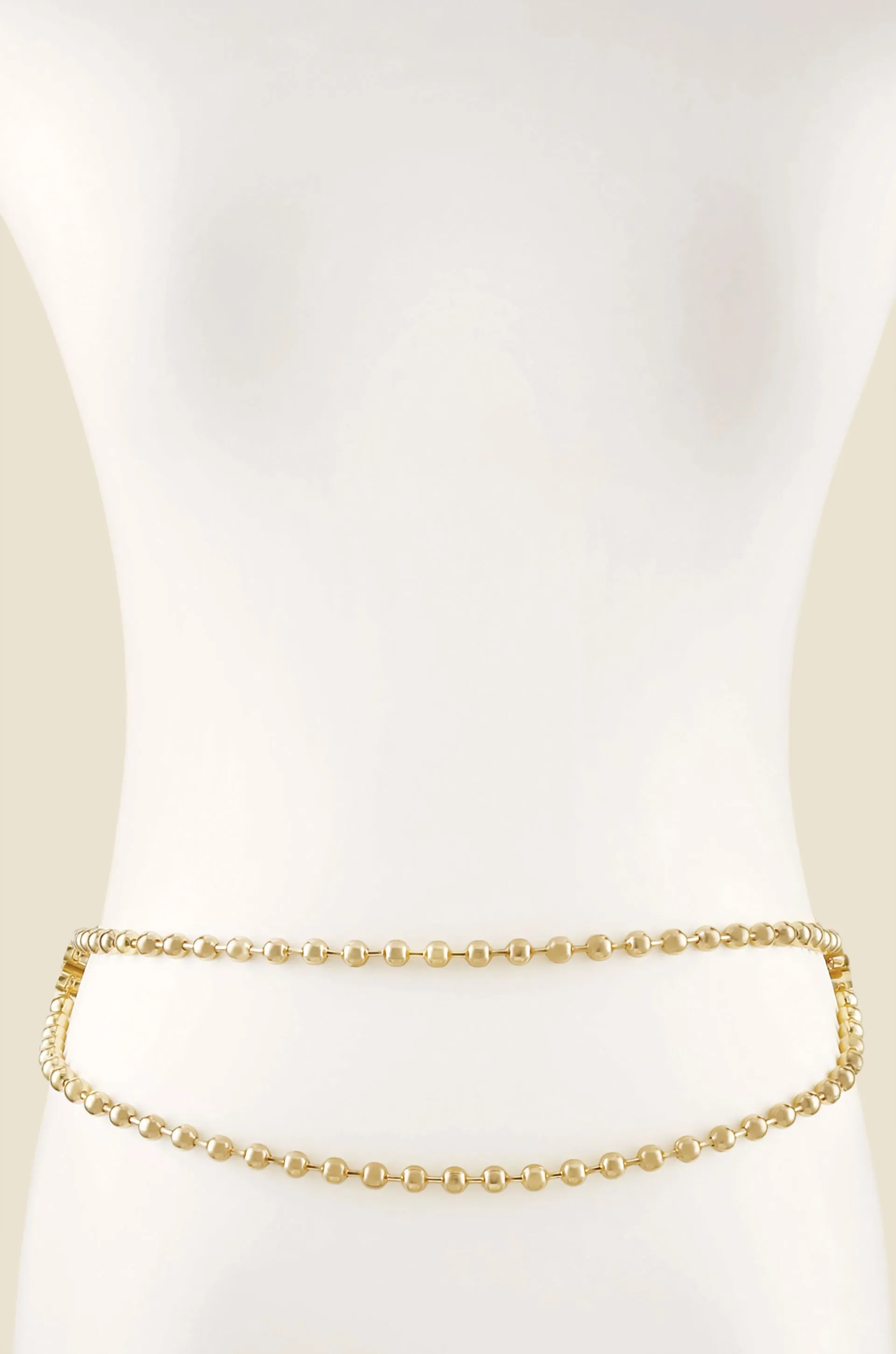 Double Ball Chain Belt