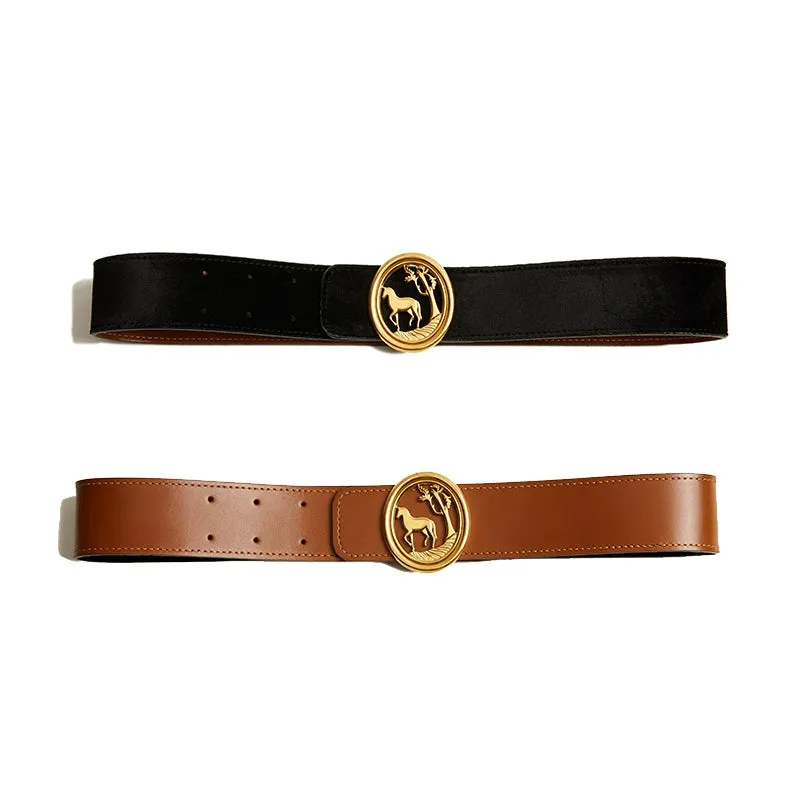 Dual Sided Emblem Belt