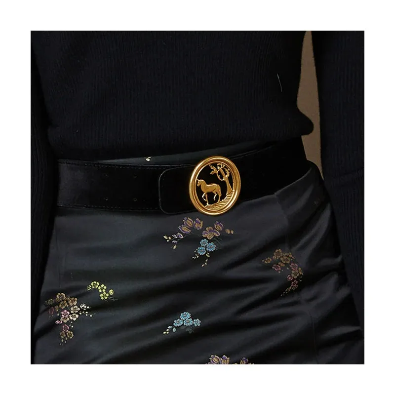 Dual Sided Emblem Belt