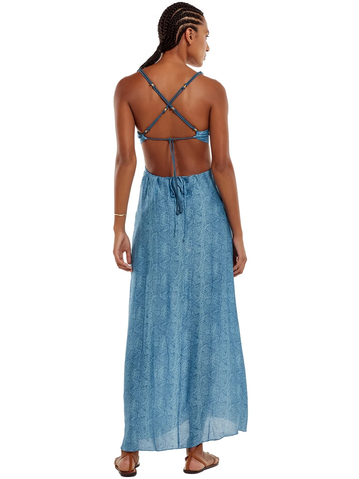 Duda Cut Out Detail Long Dress ::RET