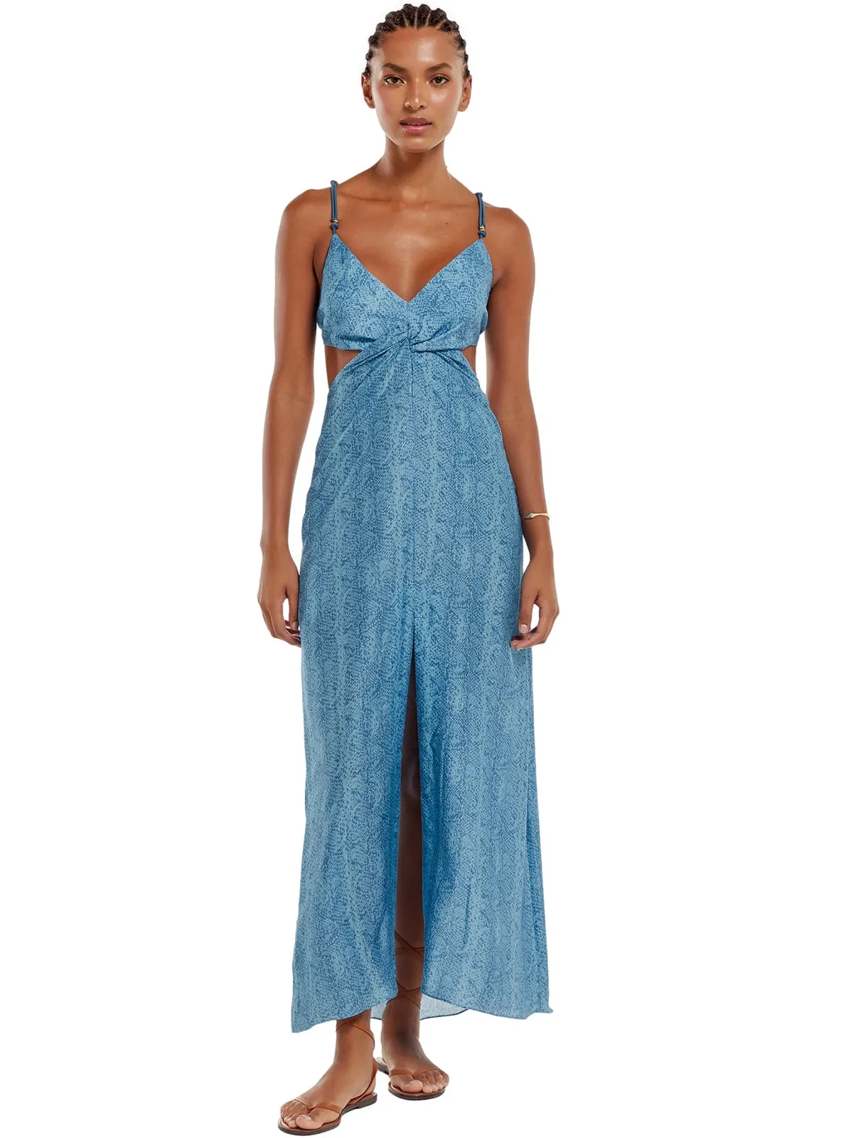 Duda Cut Out Detail Long Dress ::RET