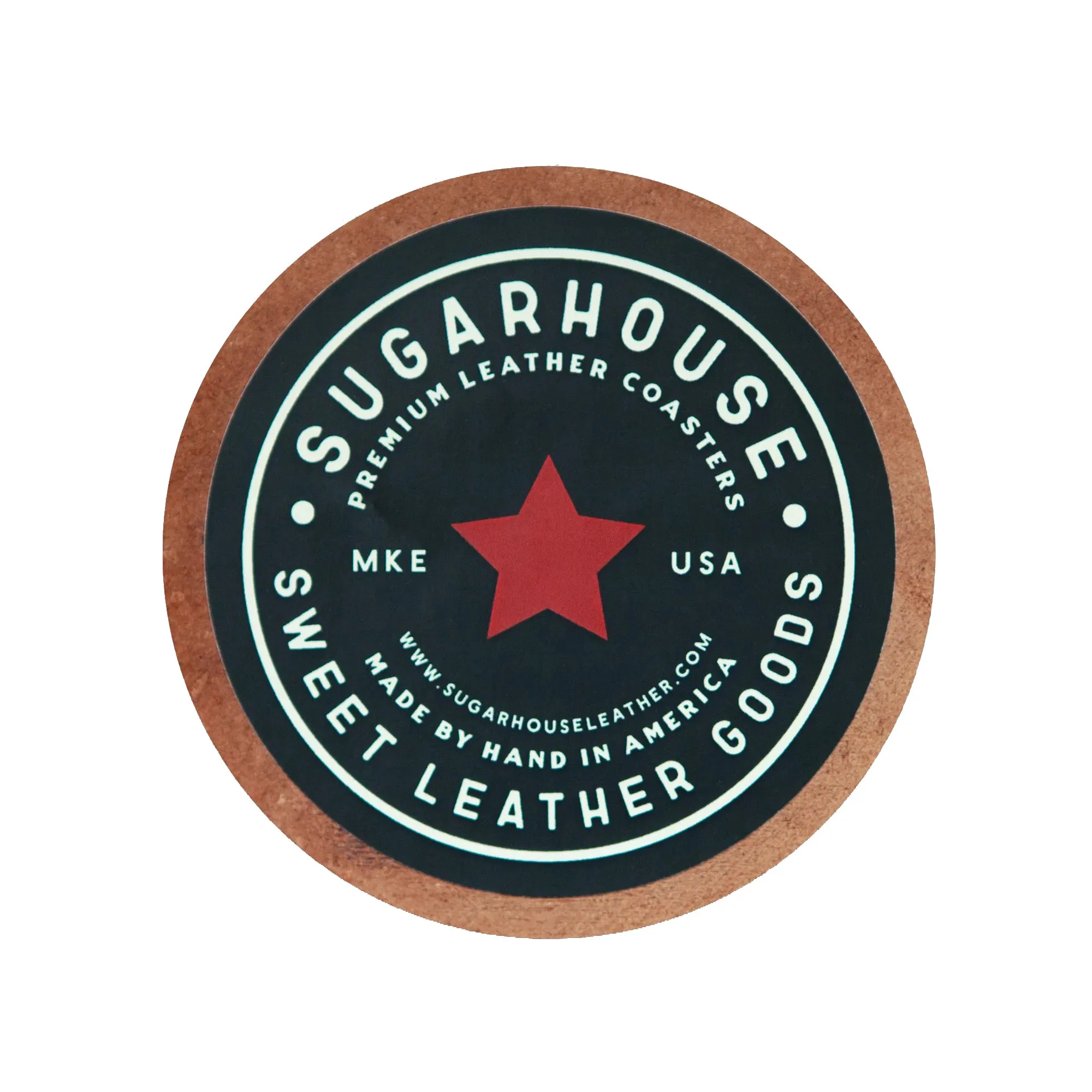 East Coaster Leather Coaster