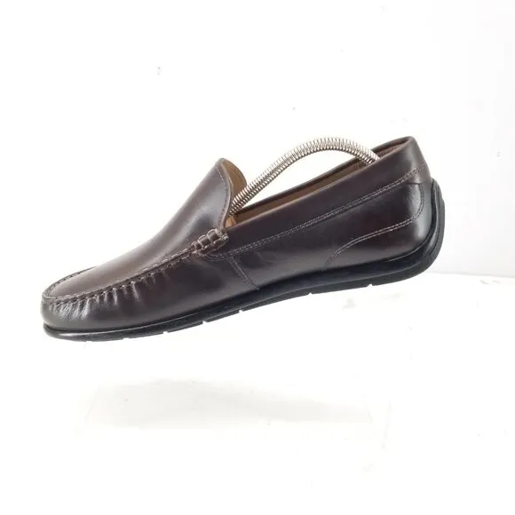 ECCO CLASSIC MOC 2.0  Mens brown leather driving shoe 4501436156 9-9.5 M   EU 43