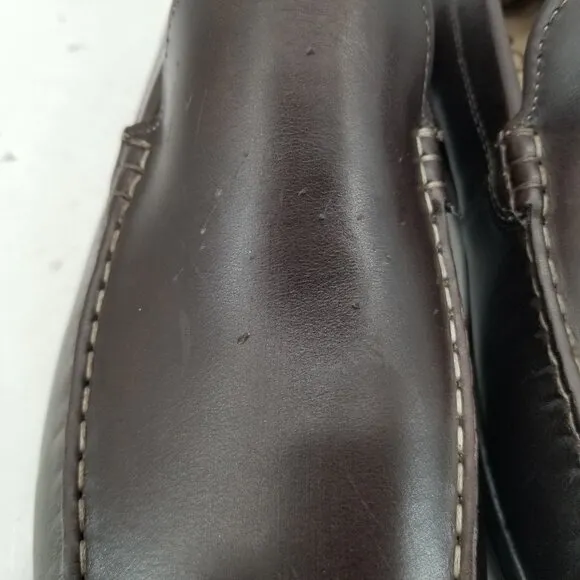 ECCO CLASSIC MOC 2.0  Mens brown leather driving shoe 4501436156 9-9.5 M   EU 43