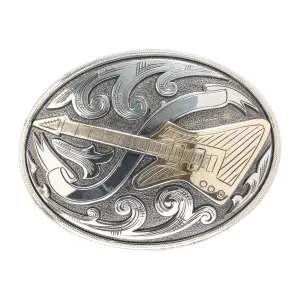 “El Camino” Oval Electric Guitar Buckle