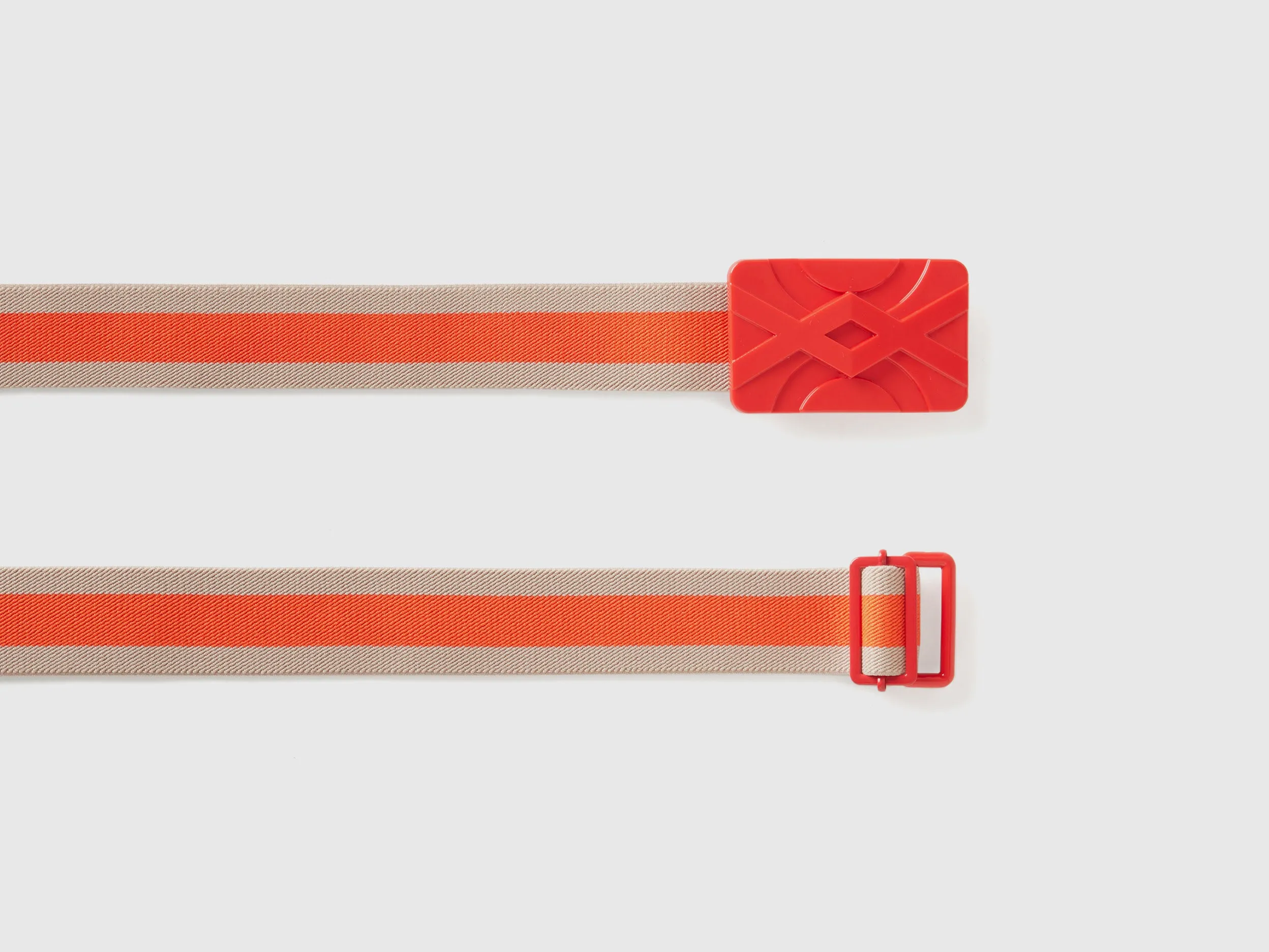 ELASTIC BELT WITH RED BUCKLE