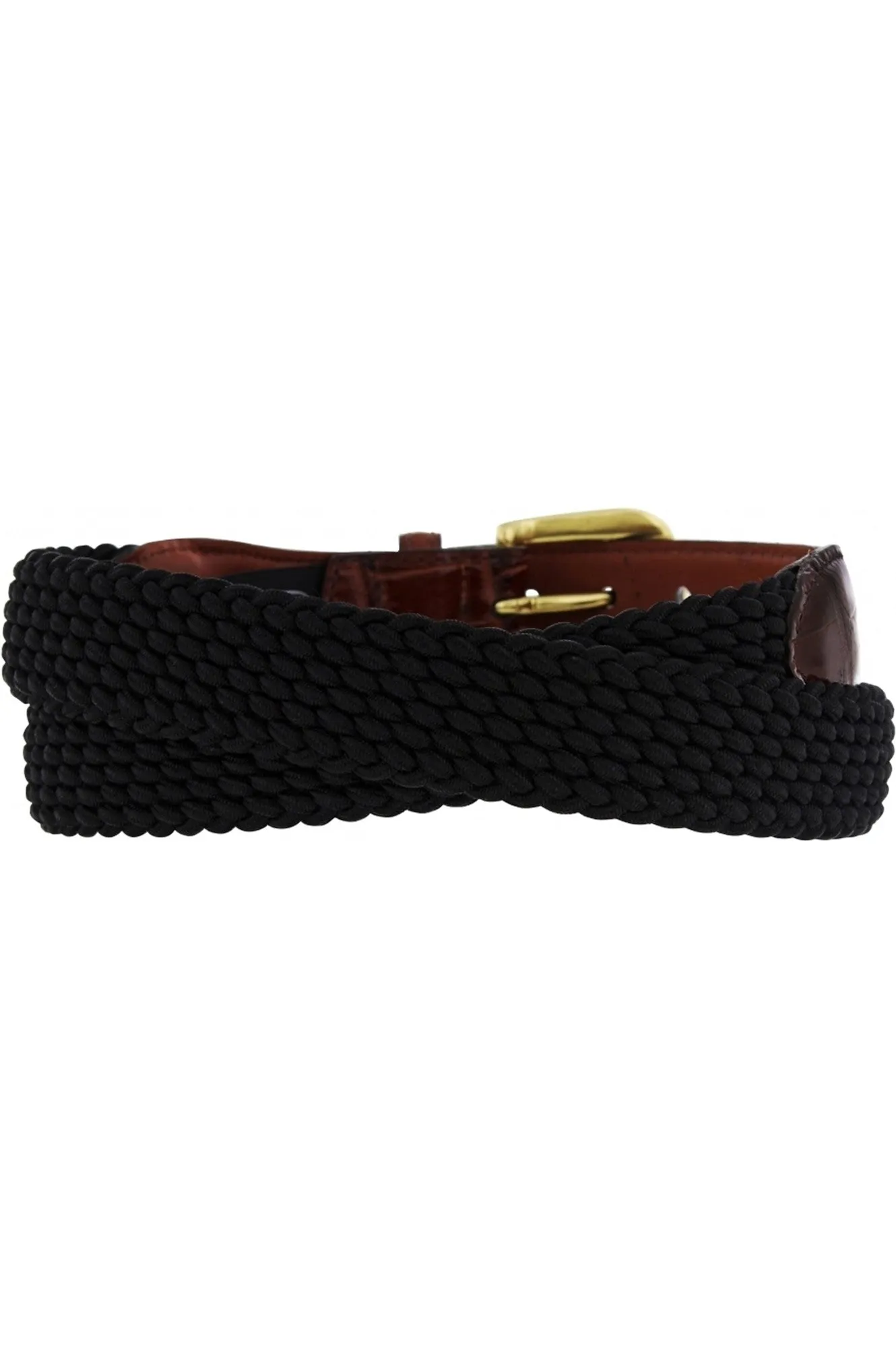 ELASTIC CORD W/CROCO TAB 1 1/8