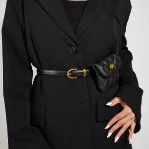 Elegant Lady Geometric Imitation Leather Alloy Women's Leather Belts