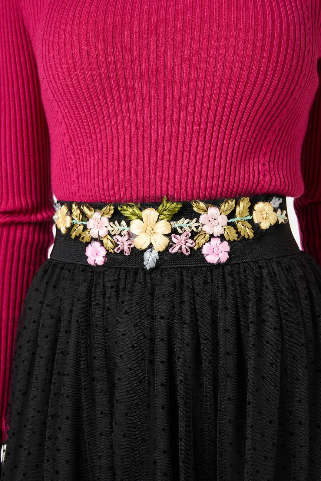 Embroidered Waist Belt
