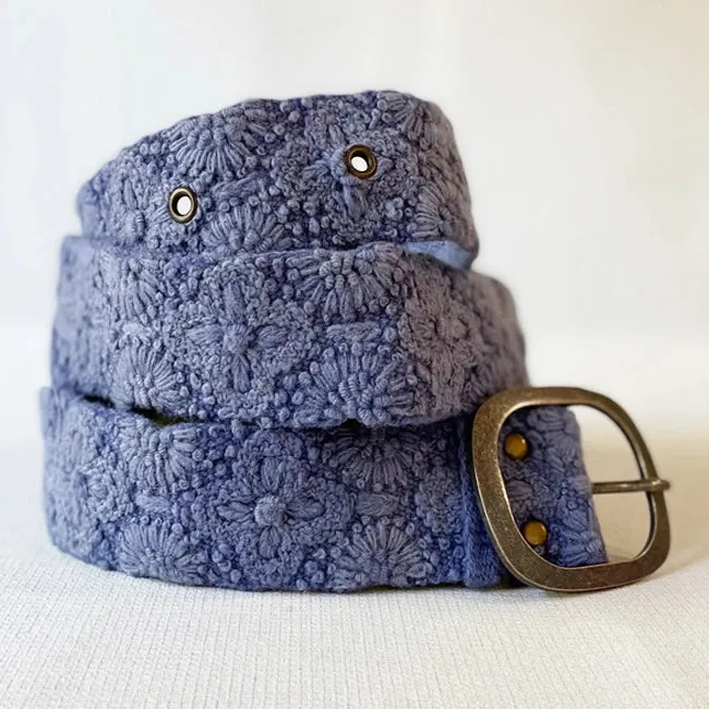 Embroidered Wool Belt