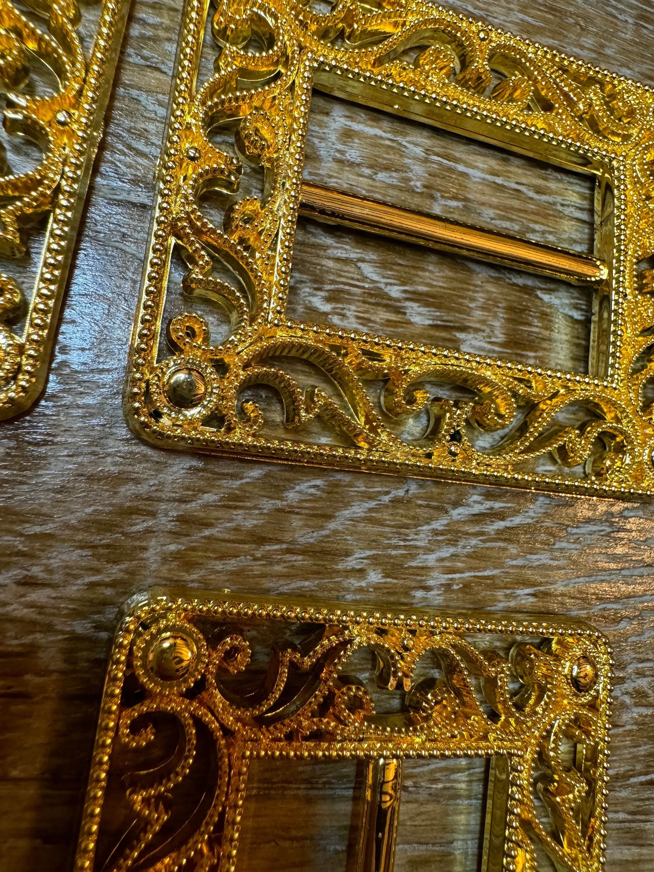 Engraved Buckle, Gold, Abs Strong Plastic Buckle, Buckle, Clothing, Swimwear, Tops, Crafts, Couture, Fashion, Swimwear Collection