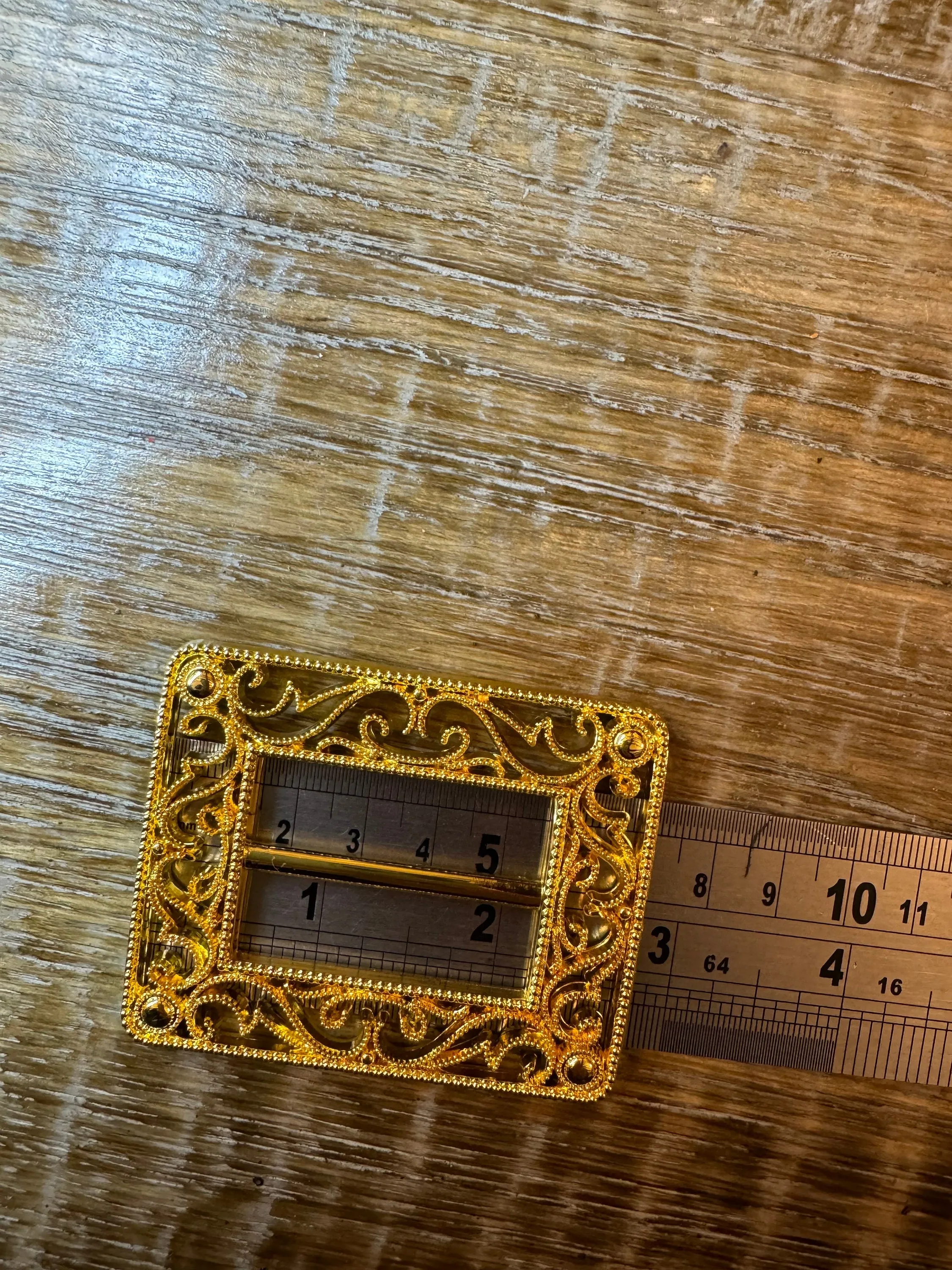 Engraved Buckle, Gold, Abs Strong Plastic Buckle, Buckle, Clothing, Swimwear, Tops, Crafts, Couture, Fashion, Swimwear Collection