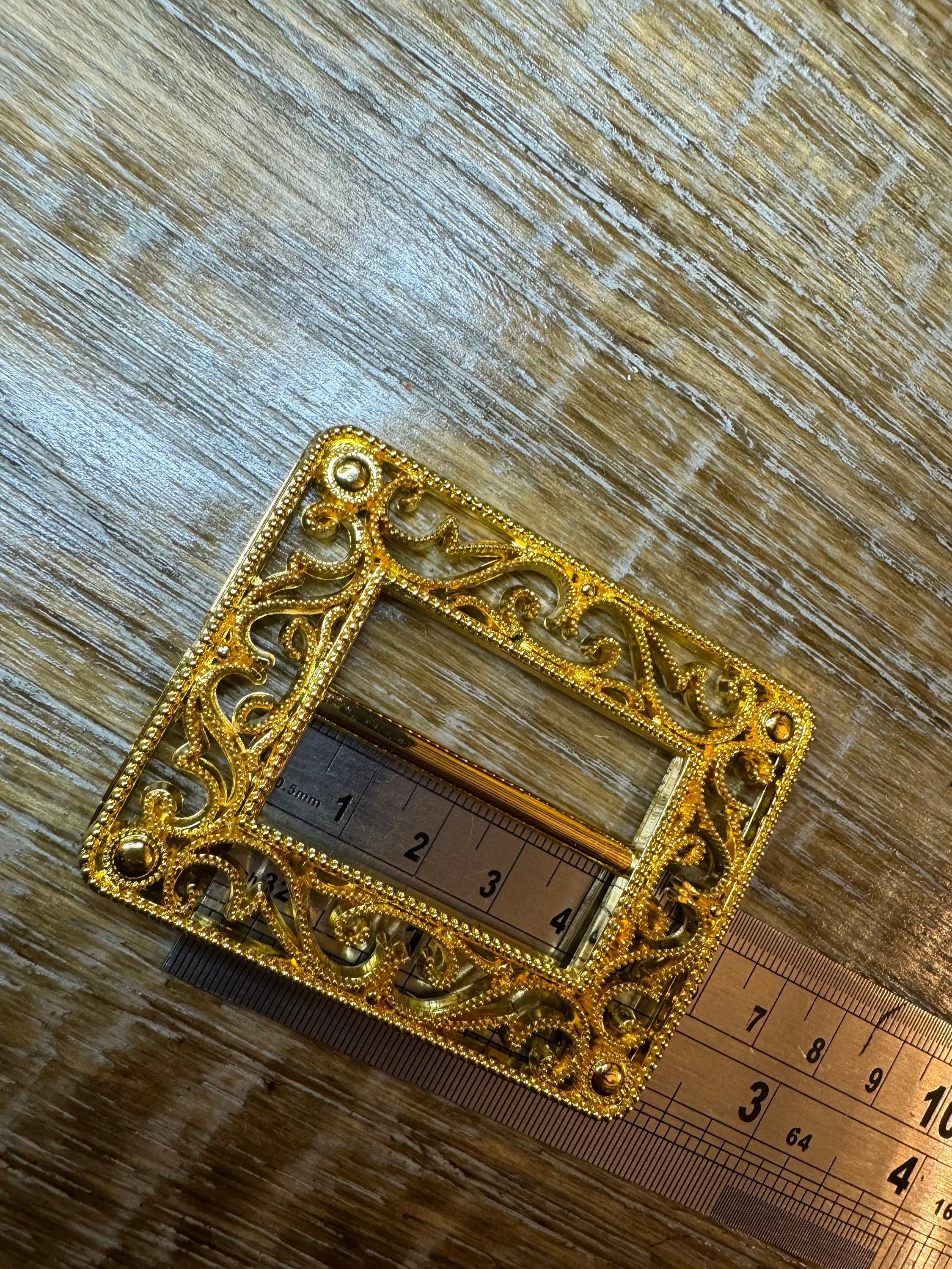 Engraved Buckle, Gold, Abs Strong Plastic Buckle, Buckle, Clothing, Swimwear, Tops, Crafts, Couture, Fashion, Swimwear Collection