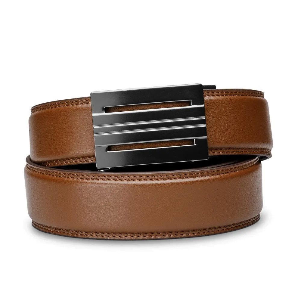 EQUINOX BUCKLE | CLASSIC LEATHER BELT 1.37"
