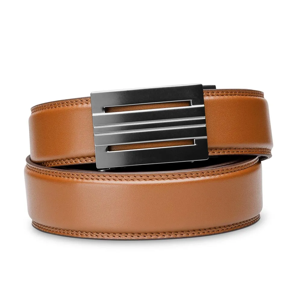 EQUINOX BUCKLE | CLASSIC LEATHER BELT 1.37"