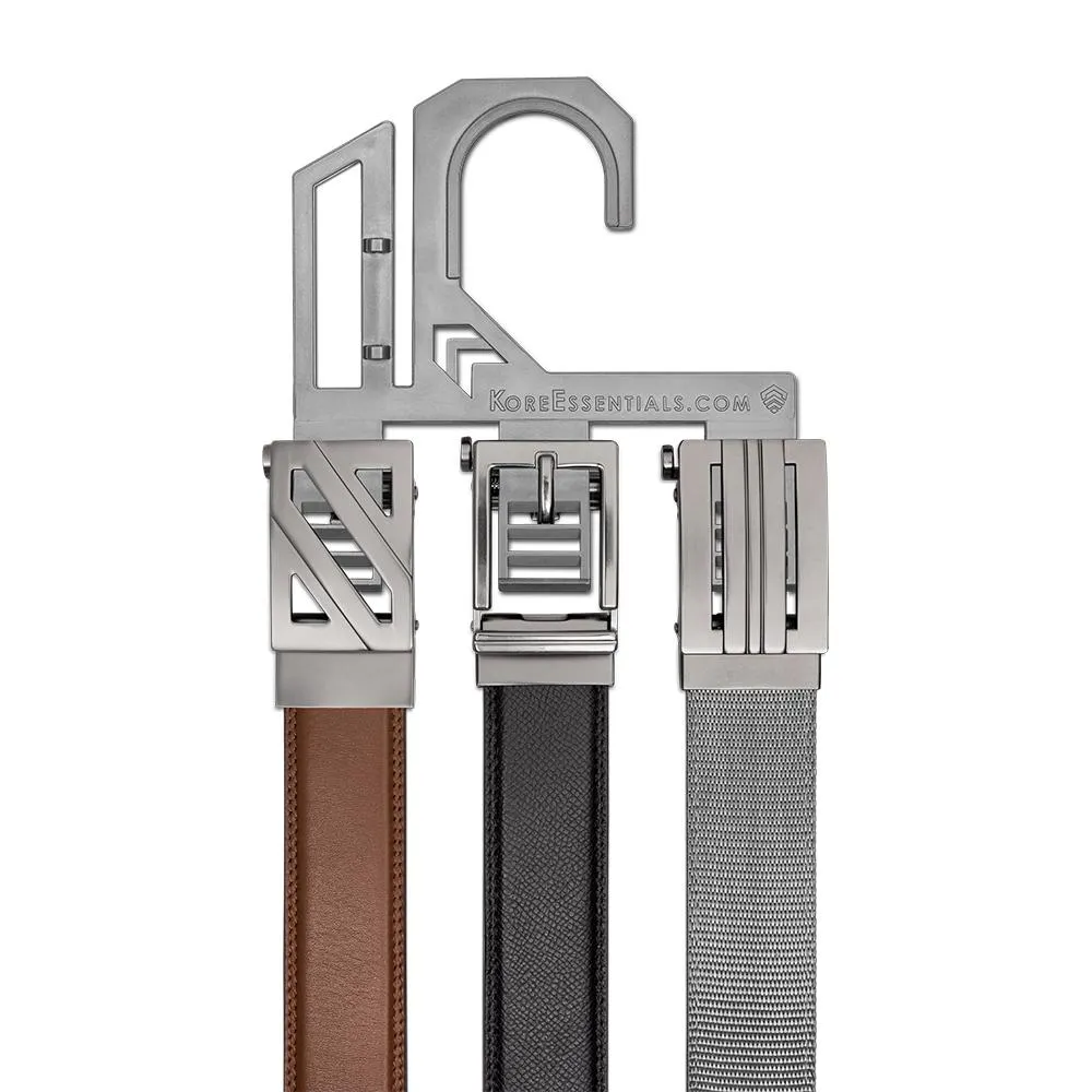 EQUINOX BUCKLE | CLASSIC LEATHER BELT 1.37"