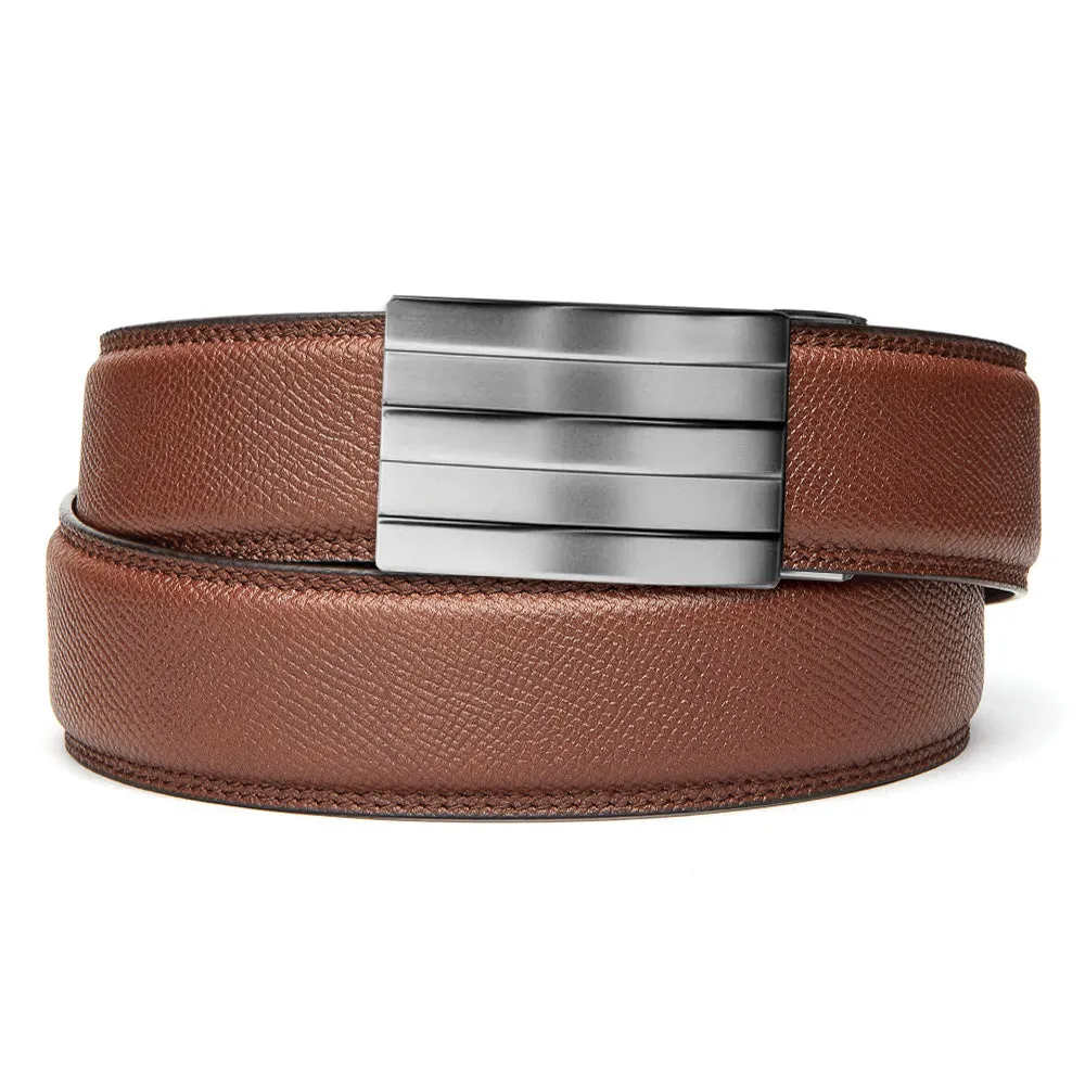 EQUINOX BUCKLE | CLASSIC LEATHER BELT 1.37"