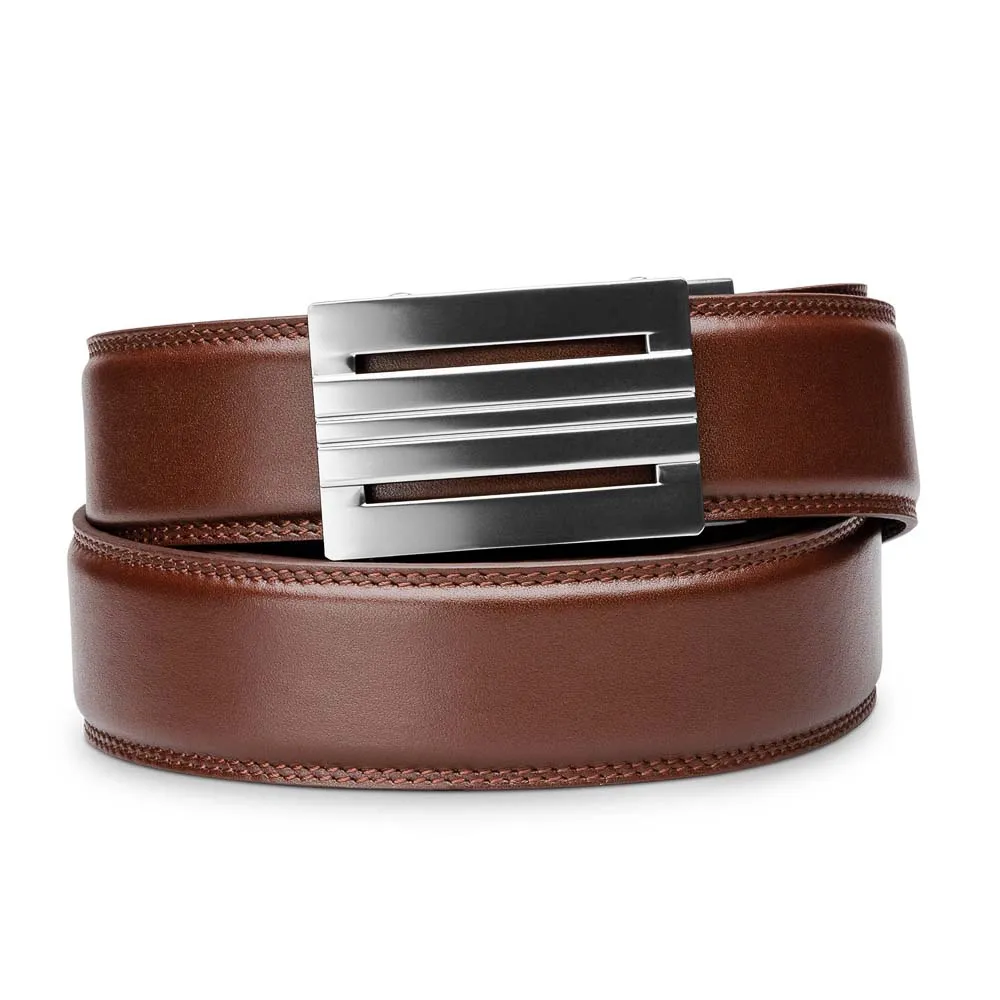 EQUINOX BUCKLE | CLASSIC LEATHER BELT 1.37"