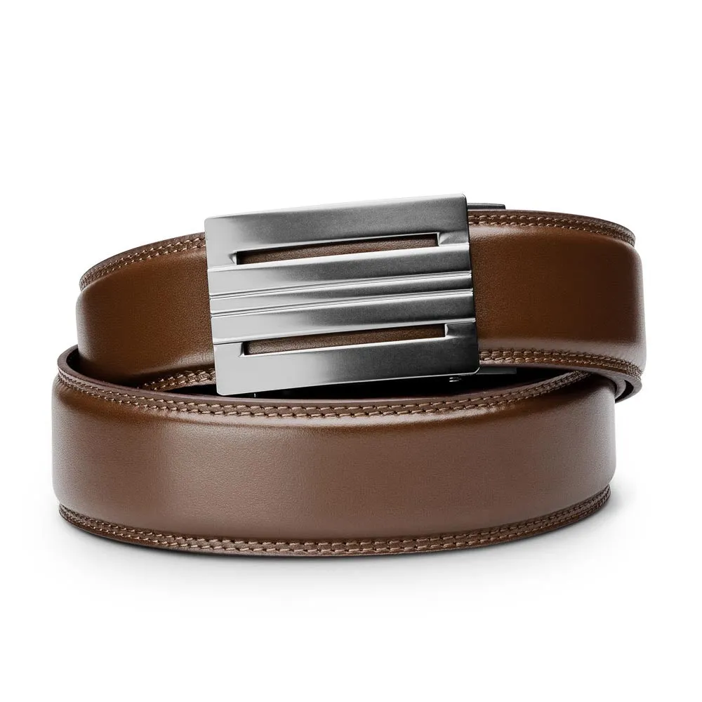 EQUINOX BUCKLE | CLASSIC LEATHER BELT 1.37"