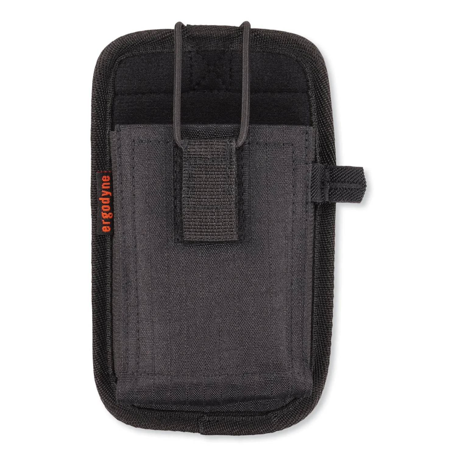 ergodyne® Squids 5544 Phone Style Scanner Holster with Belt Clip and Loops, 1 Compartment, 3.75 x 1 x 6.5, Polyester,Black