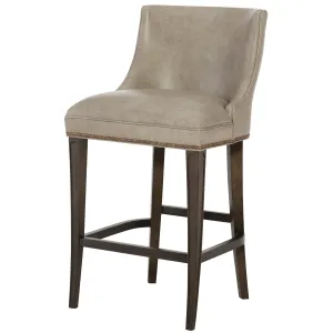 Errol Leather Bar Stool