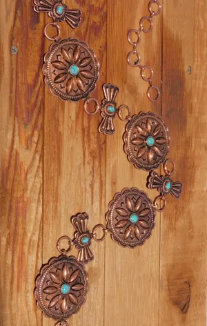 Estela Bronze XL Concho Belt
