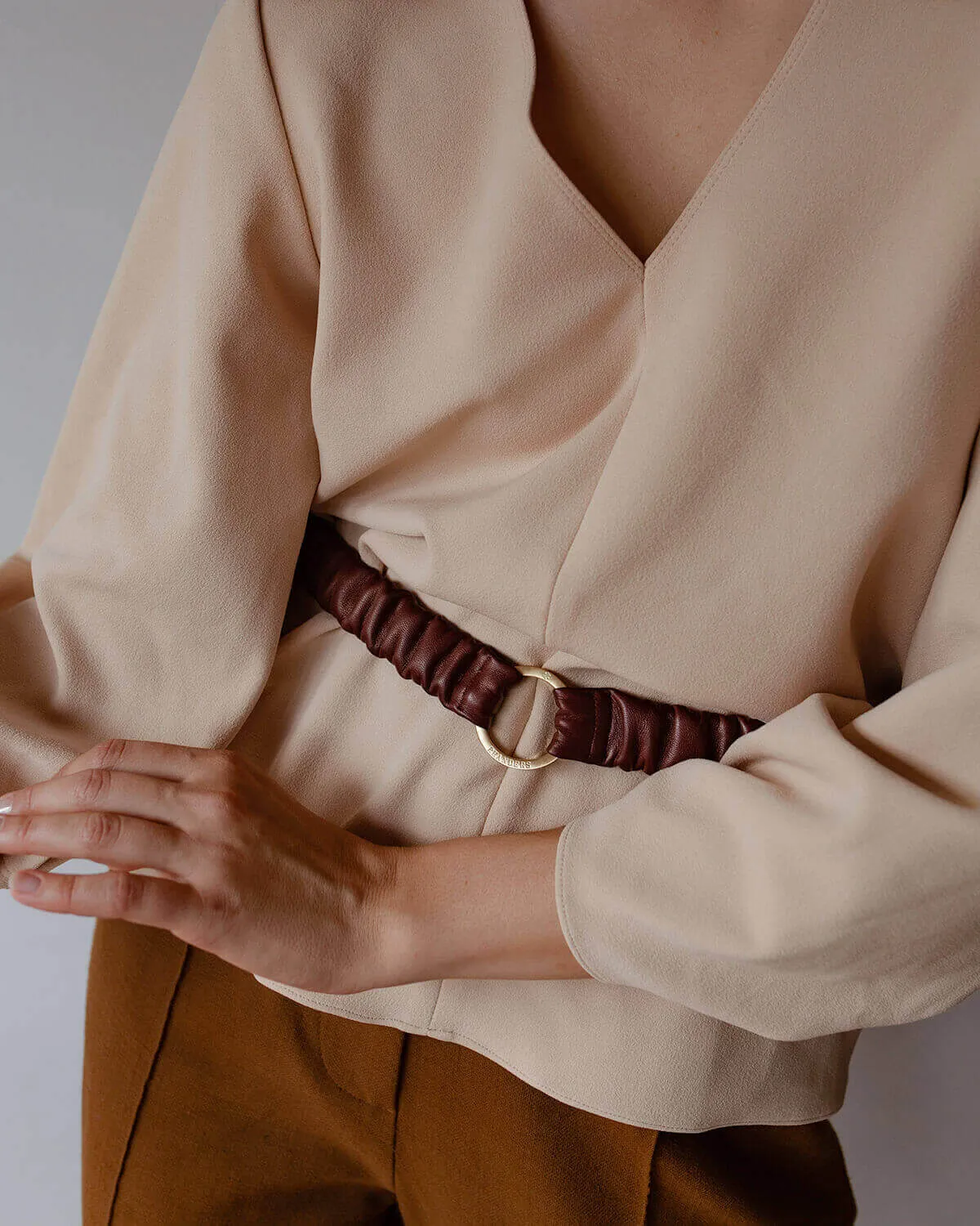 ESTELLE BELT - GOLD CLASP