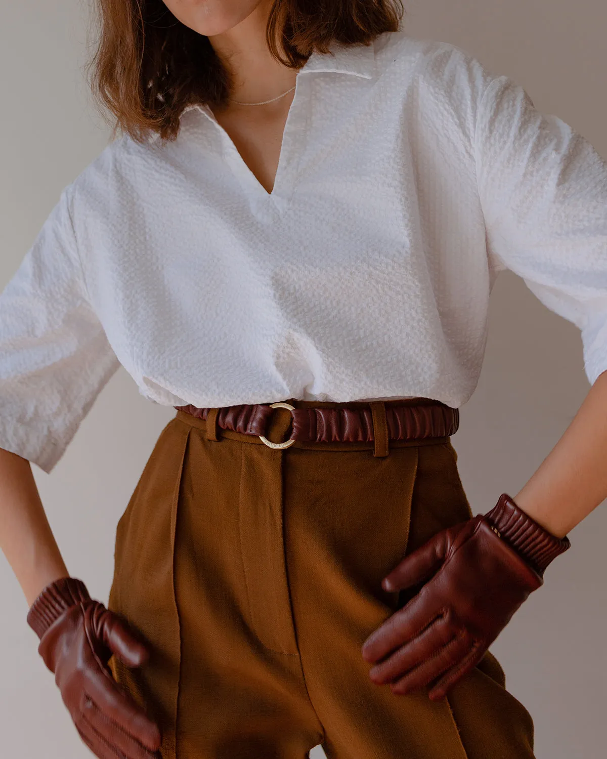ESTELLE BELT - GOLD CLASP