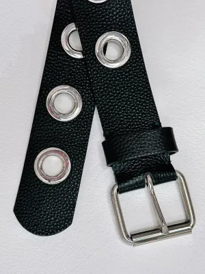 Eyelet Belt - Jet
