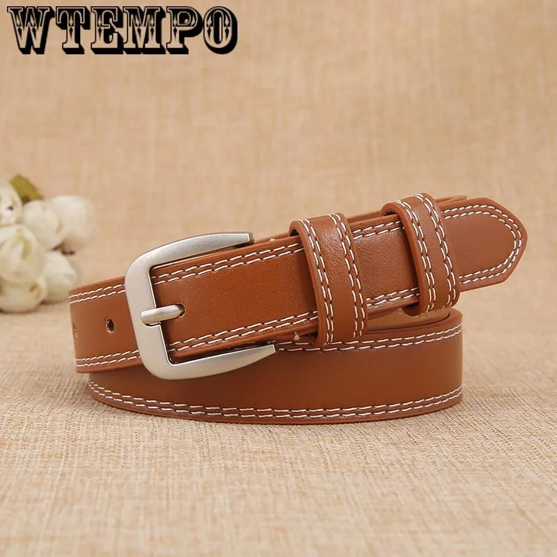 Fashion Female Women Belt Ladies Faux Leather Metal Buckle Straps Girls Summer Dress Accessories