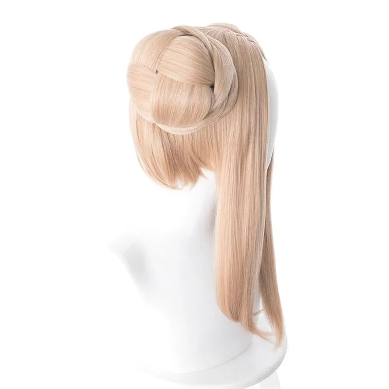 FGO Fate Grand Order: First Order Abigail Williams Mixed Blonde Bun Cosplay Wigs