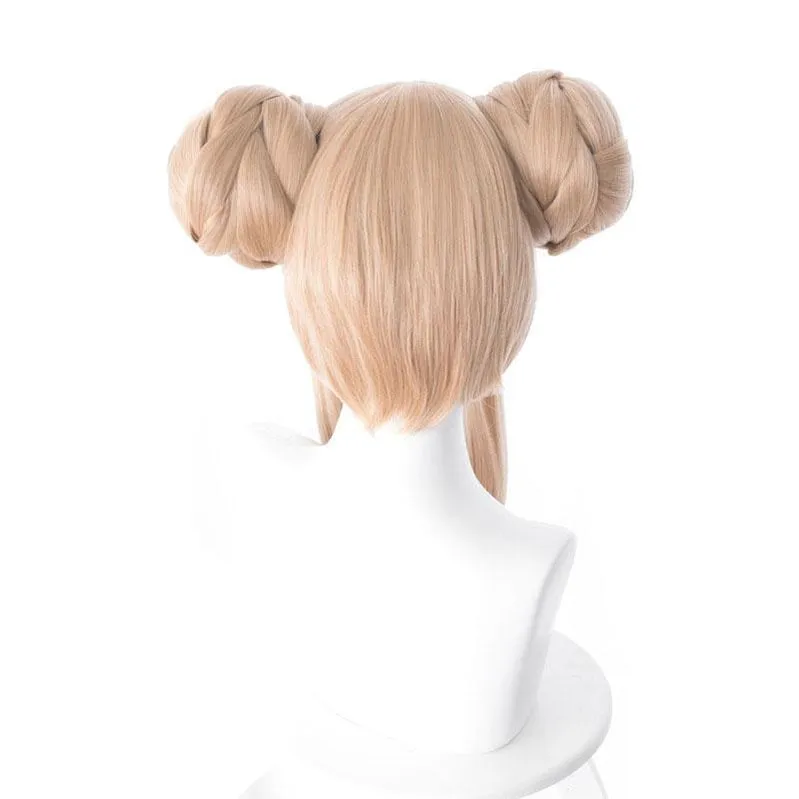 FGO Fate Grand Order: First Order Abigail Williams Mixed Blonde Bun Cosplay Wigs